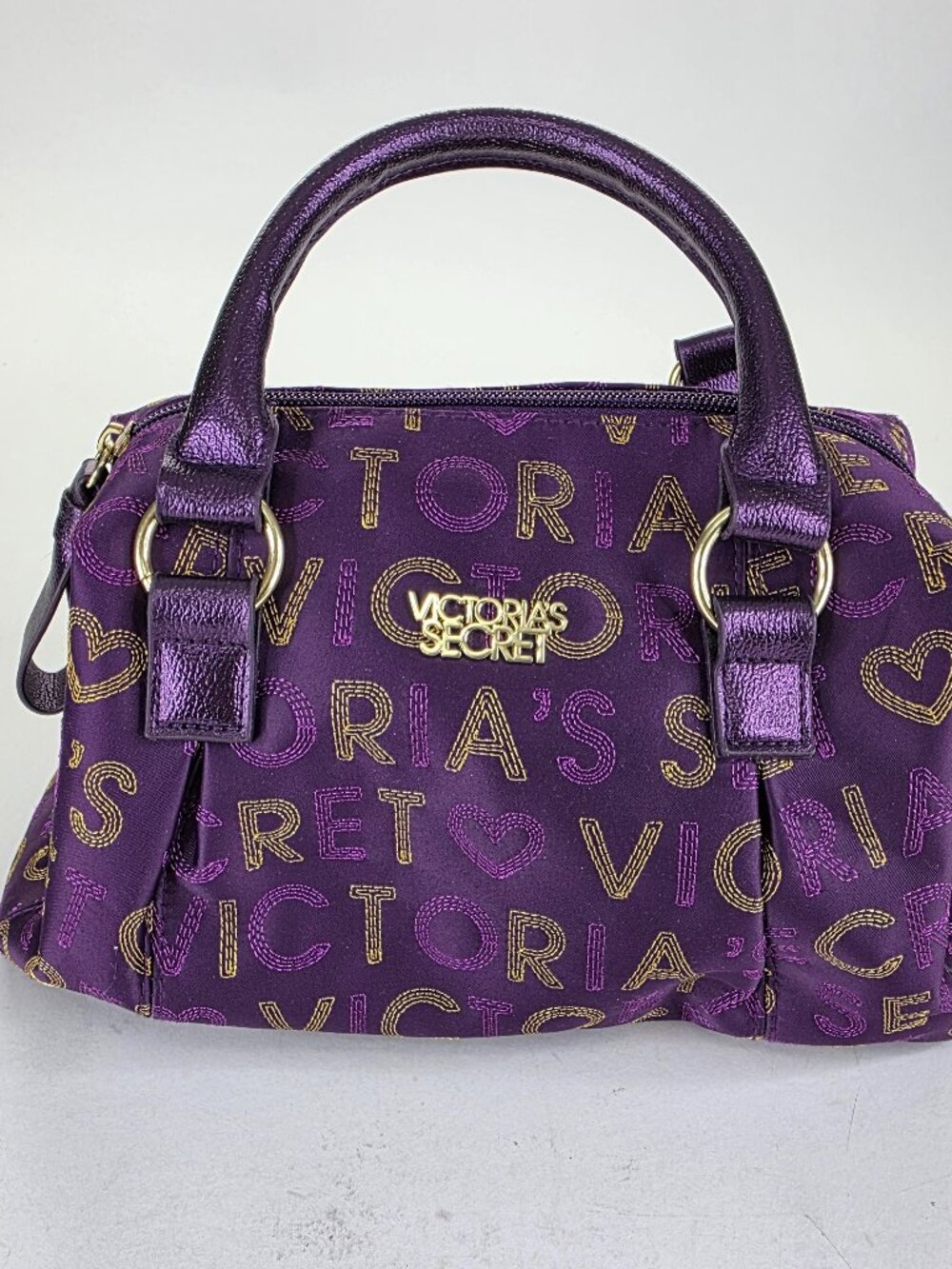 Victoria's Secret Early 2000s Bowling Bag Satchel Logo Bag